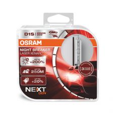 D1S 12/24V OSRAM XENARC NIGHT BREAKER LASER NEXT GEN +200% BOX 2 ks 66140XNN -HCB + darček