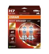 H7 OSRAM Night Breaker Laser +220% 64210NB220 12V PX26d 2ks 55w