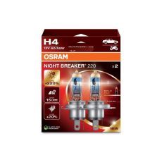 H4 OSRAM Night Breaker Laser +220% 64193NB220-2HB 12V P43t 2ks 60/55w