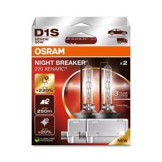 D1S OSRAM XENARC NIGHT BREAKER 220% 66140XN2-2HB 12/24V  + darček